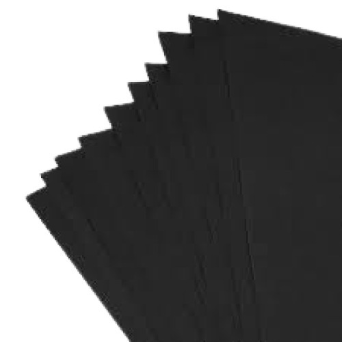8.5 X 11 Inches Size Plain Black A4 Size Paper Pack Of 150 Sheets Pulp Material: Bamboo Pulp
