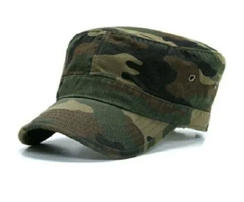 Daily Wear Free Size Lightweight Washable Printed Camouflage Cotton Army Cap 