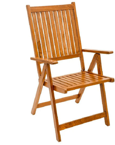 Handmade Durable Polished Solid Sheesham Wooden Folding Chair For Outdoor Use