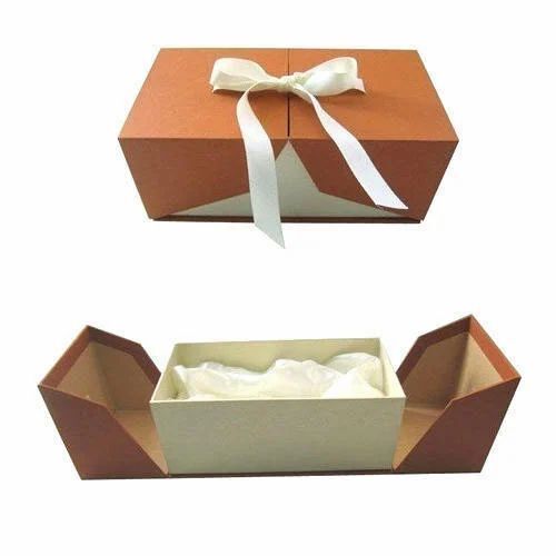Plain Brown Color Gift Packaging Box By Pooja Enterprises
