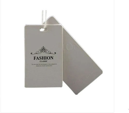 Rexine Garment Clothes Tags, Shape: Square And Rectangular at Rs 3