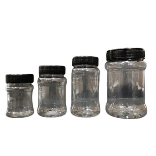 Rigid Hardness Transparent Round Food Grade Plastic San Jar Size: 8