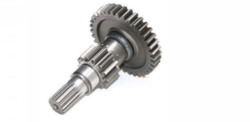 Silver Round Shape And Polished Finish Stainless Steel Gear Shaft