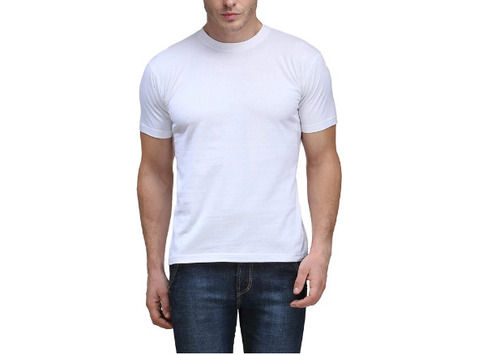 Short Sleeves Casual Wear Round Neck Plain Cotton T Shirts For Mens Age Group: Adult