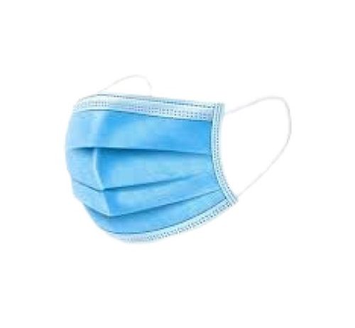 Sky Blue 3 Ply Non Woven Disposable Face Mask Age Group: Suitable For All Ages