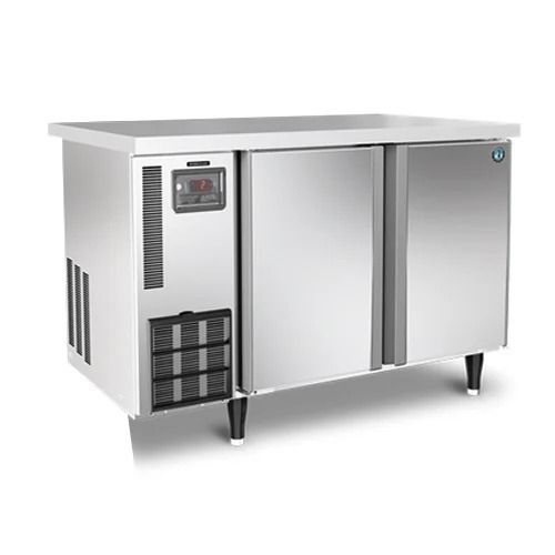 Stainless Steel Double Door Under Counter Refrigerator Capacity: 400 Liter/Day