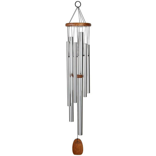 Washable 1.5 Foot 300 Gram Polished Finished Stainless Steel And Wooden Wind Chime