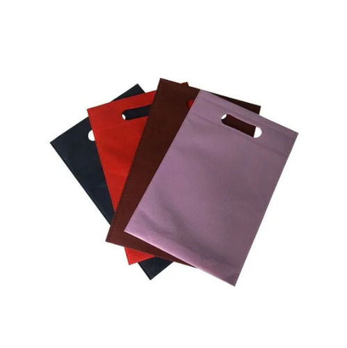 With Handle 11X14 Inch Plain D Cut Non Woven Carry Bag For Industrial Use