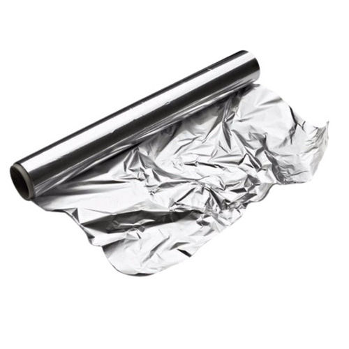 Silver 18 Micron Thick Rectangular Infrared Heat Soft Aluminium Foil Cover For Kitchen Use