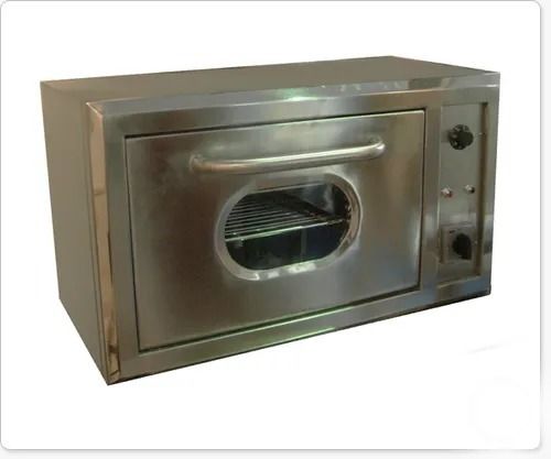 Silver 220 Volt Robust Design Stainless Steel Deck Oven