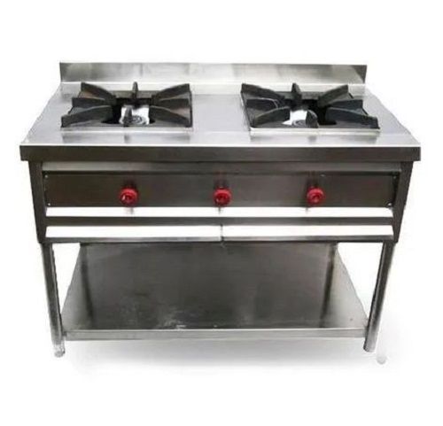 Silver 3 Feet High Stainless Steel Rust Proof Commercial Gas Burner