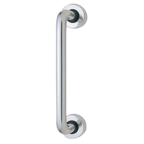 Silver 8 Inch Corrosion Resistant Polished Finish Stainless Steel Door Handle 