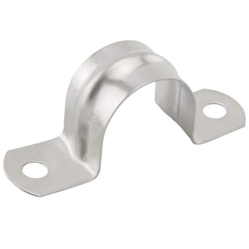 Silver Corrosion Resistance C Shaped Aluminium Clamp For Pipe Fittings Use