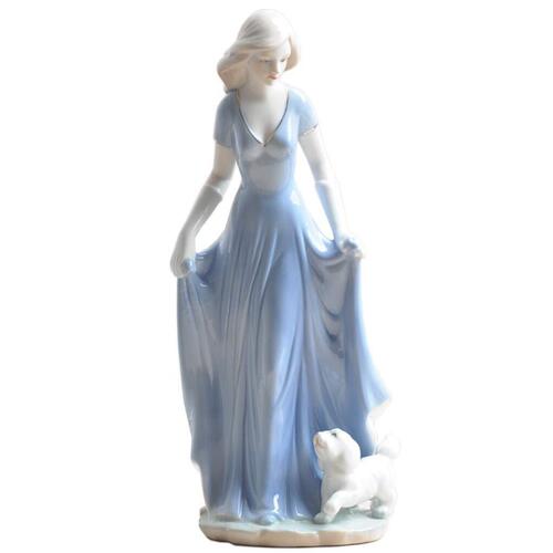 Crack Proof White Ceramic Statue For Home Decoration Use