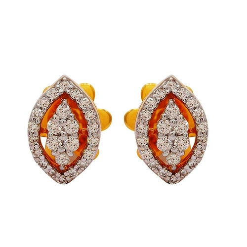 महिलाओं और लड़कियों के लिए हॉलमार्क 0.25 CT डायमंड इयररिंग IGI सर्टिफिकेशन के साथ