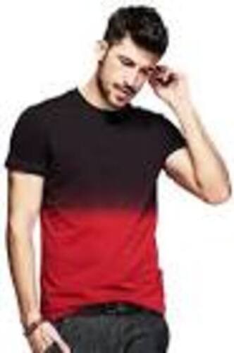 Men Plain Cotton Round Neck Half Sleeves T Shirt