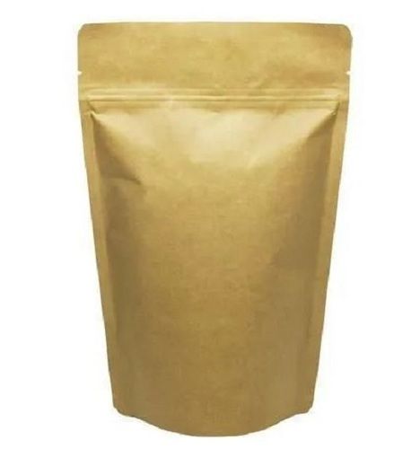 Brown Plain 10 Inch Kraft Paper Pouch For Storage 