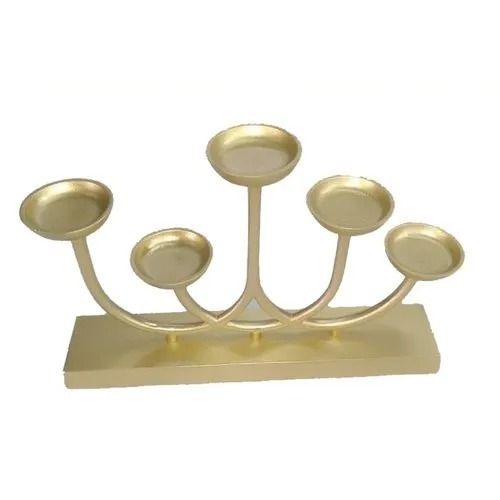 Polished Finish Aluminum Candle Holder For Decoration