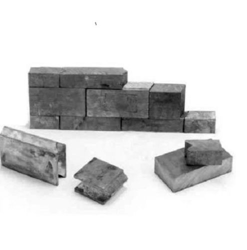 Gray Rectangular Plain Steam-Cured Solid Lead Bricks