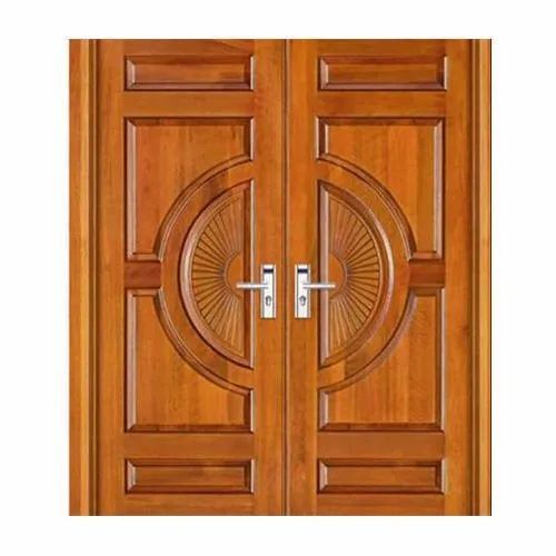 Wooden Fancy Double Doors For Home And Hotel Use