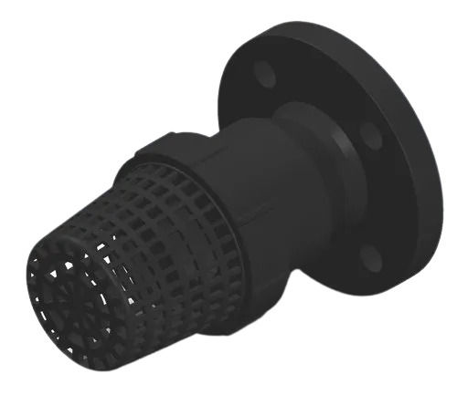 100 Mm 3.5 Kg 250 Mm Length Round Medium Pressure Hdpe Foot Valve