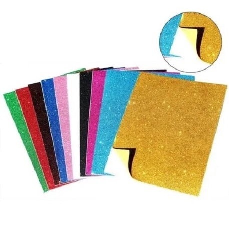 30 Fogli Di Eva Foam Glitter 2mm Formato A4 - Colori Assortiti Per Fustelle E Lavoretti