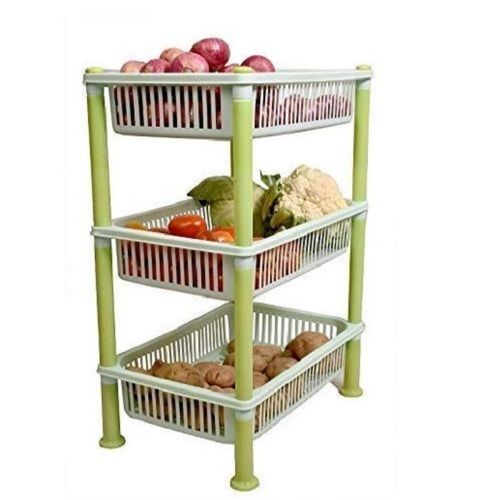 3X1.5 Foot Plastic Double Sided Vegetable Rack For Home And Shop  Capacity: 30 Kg/Day