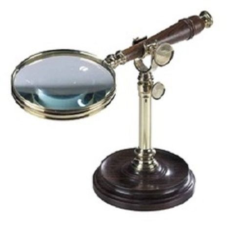 4 Inches Table Top Mounted Strong Glossy Magnifying Glass With Metal Stand