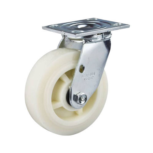 4x2 Inch Round Stainless Steel And Nylon Wheel For Trolley