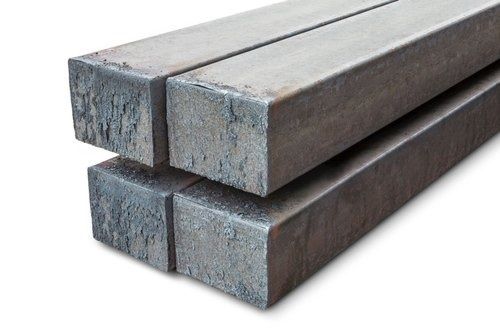 Silver 5 Inch Thickness Mild Steel Billets For Industrial Use