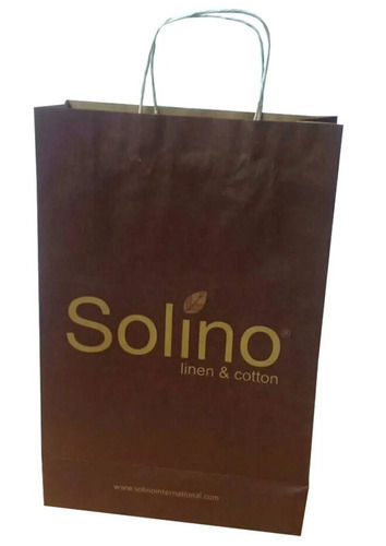 5 Kilograms Capacity Printed Paper Bag For Shopping Use