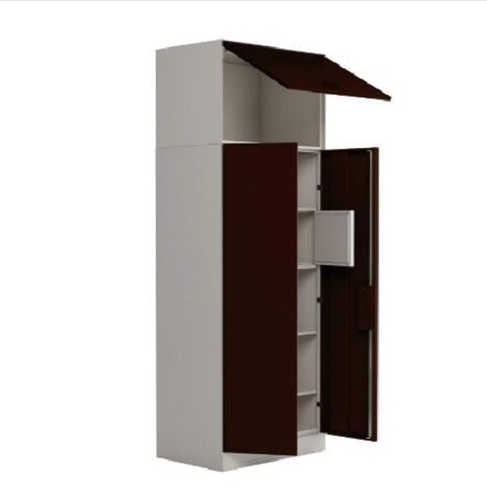 हैंडमेड 50 Kg आयरन रॉट और स्टेनलेस स्टील लिविंग रूम स्टील अलमारी