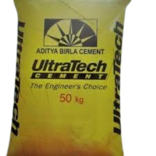 53 Grade Grey AcidProof Ultratech Cement Bending Strength 10Mpa at