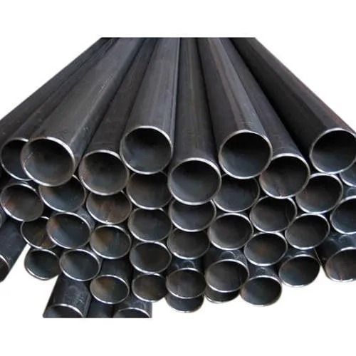 Black 6.3 Mm Thick Round Galvanized Electric Resistance Welded Steel Tube