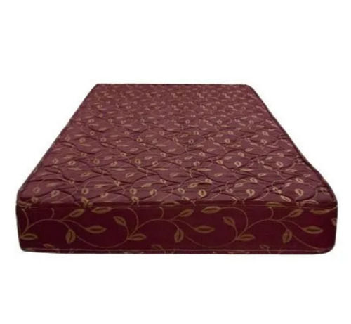 Maroon 6X3.5 Foot 5 Inches Thick Rectangular Single Bed Foam Mattress