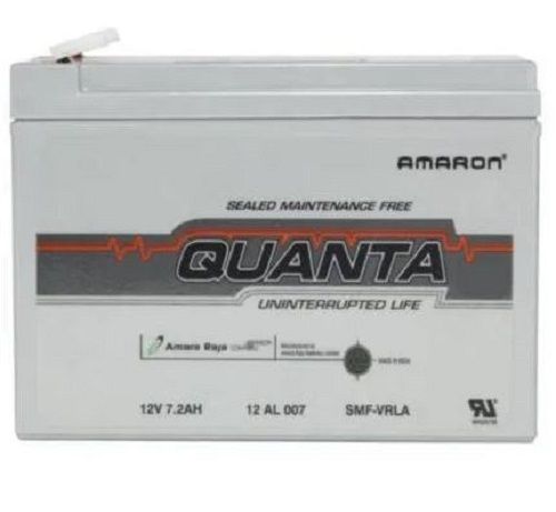 7.2 Ah Low Maintenance Rectangular Mechanical Seal Battery Nominal Voltage: 240 Volt (V)