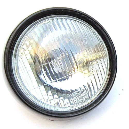 E-Rickshaw Round Shape Head Light, Glass Thickness 3-5 mm