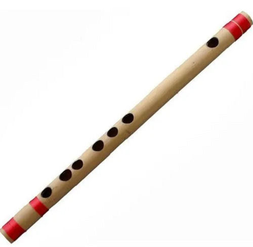 Brown Indian Bamboo Flute For Professional Singing