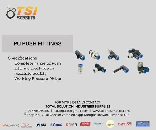 Pneumatic Push in Fittings