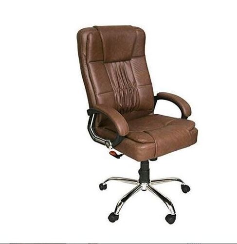 मशीन मेड पॉलिश एंटीक और यूवी रेसिस्टेंट मॉइस्चर प्रूफ लेदर ऑफिस चेयर