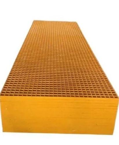 10X4 Feet Rectangular Color Coated Fiberglass And Resin Frp Gratings Application: For Construction