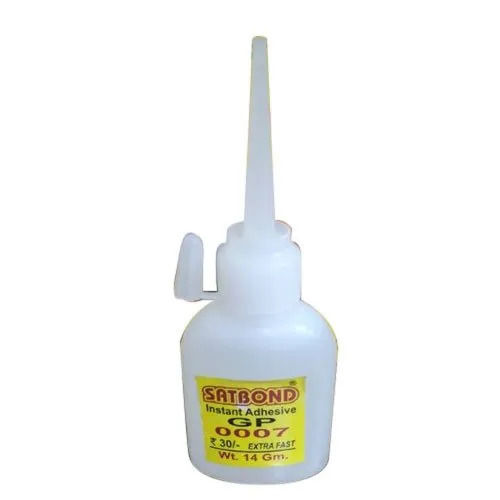 14 Gm 2750 Psi Liquid Instant Adhesive For Ceramic And Plastic Uses  Cas No: 00