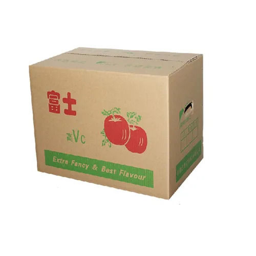 24x15x13 Inches Rectangular Printed Corrugated Fruit Packaging Boxes