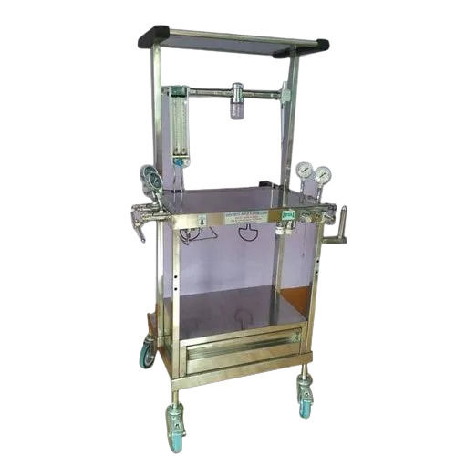 250X400X470Mm 165 Kg Stainless Steel Portable Anaesthesia Machine Application: Hospitals