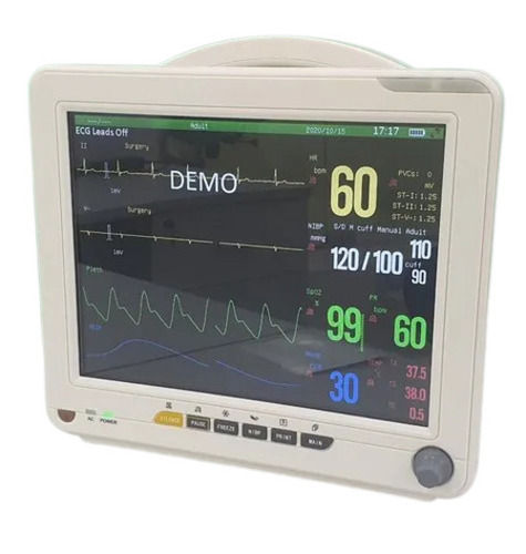 370x280x350 Mm 2 Kg 1.5 Watt Multi Parameter Patient Monitor