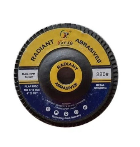 Multicolor 4 Inch Round Paint Coated Steel Grinding Disc For Industrial Use