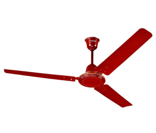 75 Watt 220 Voltage 370 Rpm Speed 1200 Sweep Three Blades Ceiling Fan Blade Material: Aluminium