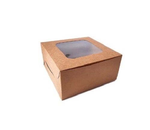 Square 7X3 Inches Uv Offset Printing Coating Glossy Lamination Cake Box 