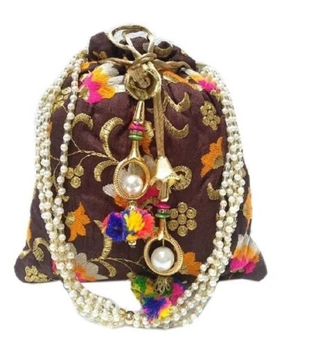 अनुकूलित आधुनिक ज़िप और क्लोज़र पोर्टेबल मल्टीकलर कॉटन पोटली बैग क्षमता: 1 मिलीलीटर (एमएल)