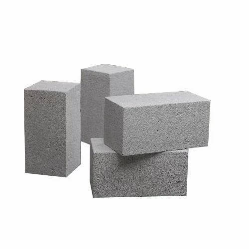 Gray Cement Bricks For Side Wall, 9 in x 4 in x 3 in